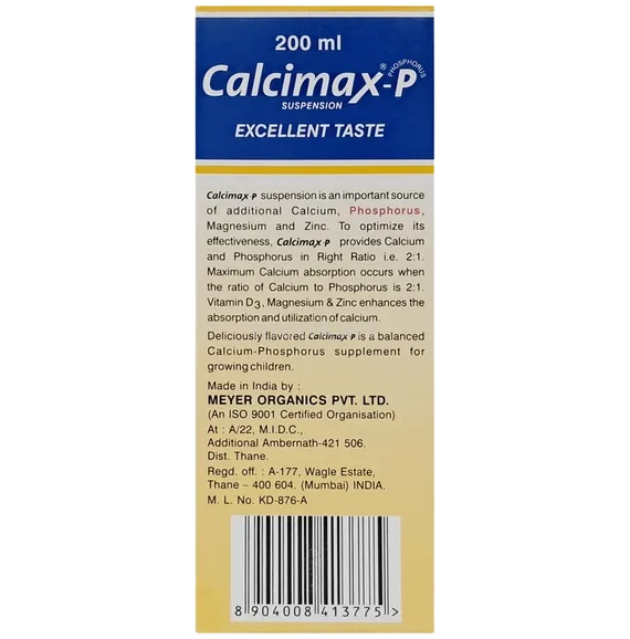 calcimax p suspension 200 ml